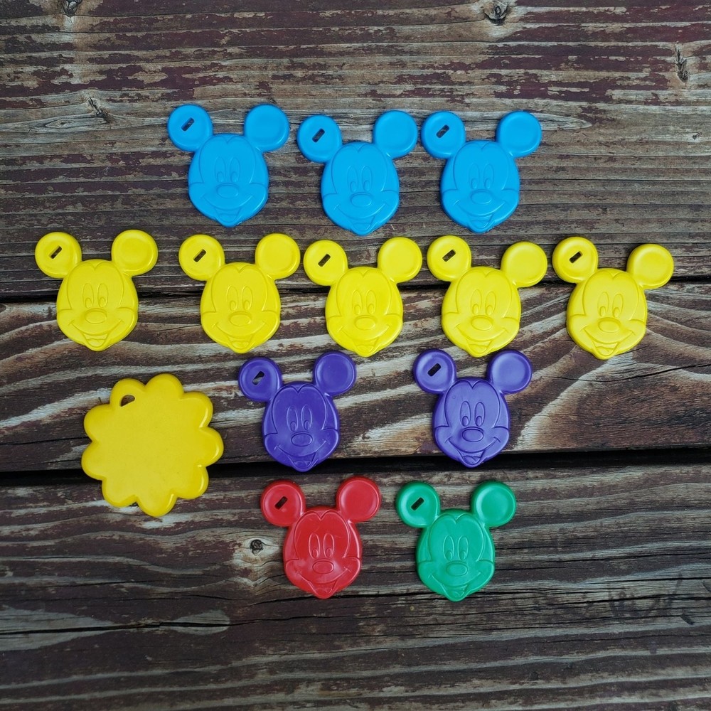 VTG Mickey Mouse & Flower Balloon Weights